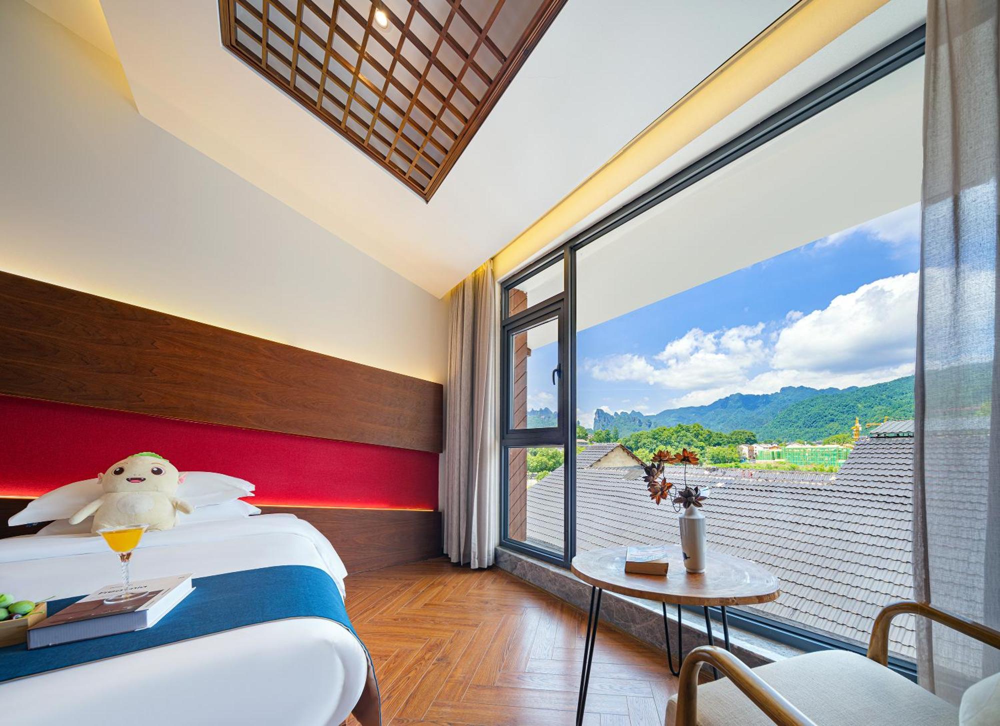 Erside Peak Lodge Zhangjiajie Wulingyuan National Park Eksteriør billede