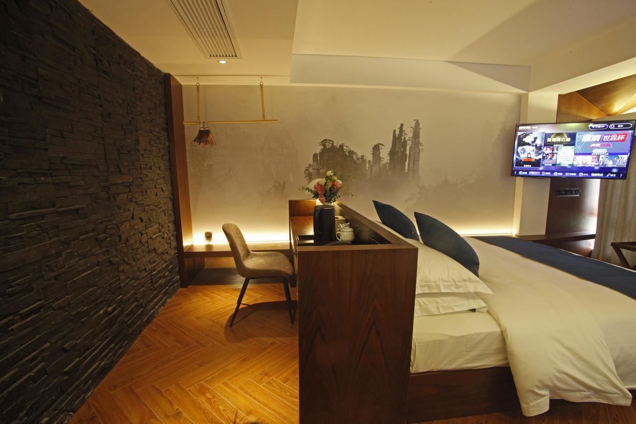 Erside Peak Lodge Zhangjiajie Wulingyuan National Park Eksteriør billede